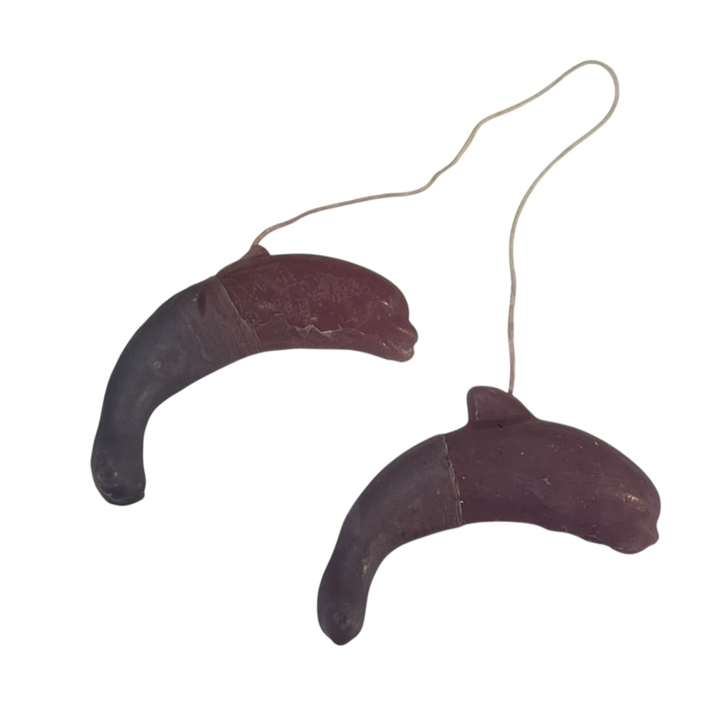 Purple Dolphin Candles